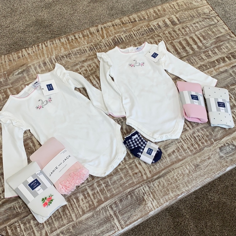 Janie and Jack Size 6-12m & 12-18m Bundle!